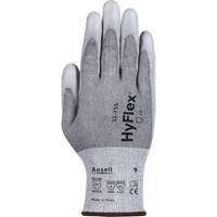 HyFlex&reg; 11-755 Cut Resistant Gloves, Size 6, 18 Gauge, Polyurethane Coated, Polyester/HPPE/Tungsten/Spandex Shell, ASTM ANSI Level A5/EN 388 Level E Waymarc Industries Inc