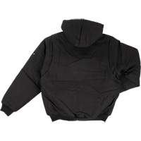 Blouson d'aviateur en toile lourde avec capuchon, Hommes, Petit, Noir Waymarc Industries Inc