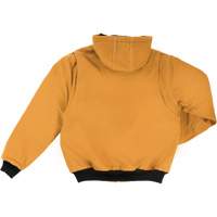Blouson d'aviateur en toile lourde avec capuchon, Hommes, Petit, Brun Waymarc Industries Inc