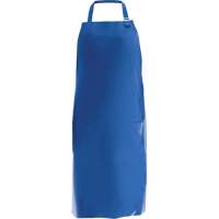 Endurosaf Bib Apron, Polyurethane, 50" L x 34" W, Blue Waymarc Industries Inc