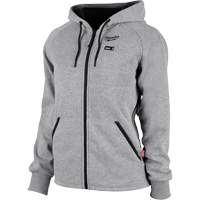 Chandail &agrave; capuchon chauffant M12 complet, Femmes, Petit, Gris, Polyester Waymarc Industries Inc