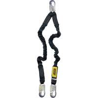 Arc Flash Lanyard, 4', Locking Snap Hook Center, Locking Snap Hook Leg Ends, Nylon Waymarc Industries Inc