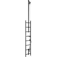 Lad-Saf™ Cable Vertical Safety System Climb Extension Bracketry, Galvanized Steel SGY442 | Waymarc Industries Inc