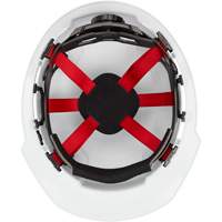 Casque de s&eacute;curit&eacute; &agrave; bordure avant, R&eacute;pond aux normes CSA type 1, Suspension Rochet, Ventil&eacute; Waymarc Industries Inc