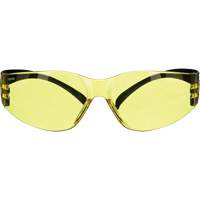 SecureFit 100 Series Safety Glasses, Amber Lens, Anti-Fog/Anti-Scratch, ANSI Z87+/Meets/Exceeds CSA Z94.3 Waymarc Industries Inc