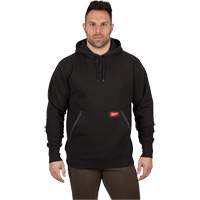 Heavy-Duty Pullover Hoodie, Men's, Small, Black Waymarc Industries Inc