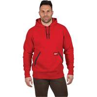 Heavy-Duty Pullover Hoodie, Men's, Small, Red Waymarc Industries Inc
