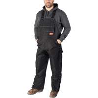 Salopette GridIron de longueur standard avec fermeture &agrave; glissi&egrave;re jusqu'&agrave; la cuisse, Hommes, Grand, Noir Waymarc Industries Inc