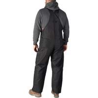 Salopette GridIron de longueur standard avec fermeture &agrave; glissi&egrave;re jusqu'&agrave; la cuisse, Hommes, Grand, Noir Waymarc Industries Inc