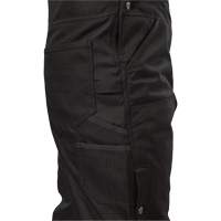 Salopette GridIron de longueur standard avec fermeture &agrave; glissi&egrave;re jusqu'&agrave; la cuisse, Hommes, Grand, Noir Waymarc Industries Inc
