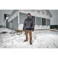 Hydrobreak Rainshell Jacket, Men's, 3X-Large, Grey Waymarc Industries Inc