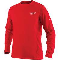 Workskin Long Sleeve Shirt, Men's, Small, Red Waymarc Industries Inc