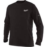Workskin Long Sleeve Shirt, Men's, Small, Black Waymarc Industries Inc