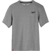 Hybrid Work Tee Shirt, Men's, Small, Grey Waymarc Industries Inc