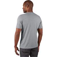 Hybrid Work Tee Shirt, Men's, Small, Grey Waymarc Industries Inc