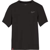 Hybrid Work Tee Shirt, Men's, Small, Black Waymarc Industries Inc