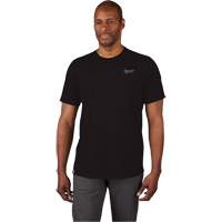 Hybrid Work Tee Shirt, Men's, Small, Black Waymarc Industries Inc