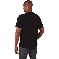 Hybrid Work Tee Shirt, Men's, Small, Black Waymarc Industries Inc