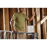 Hybrid Work Tee Shirt, Men's, Small, Green Waymarc Industries Inc