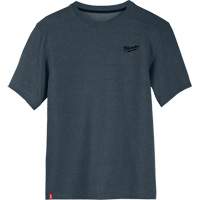 Hybrid Work Tee Shirt, Men's, Small, Blue Waymarc Industries Inc