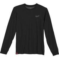 Hybrid Work Tee Shirt, Men's, Small, Black Waymarc Industries Inc