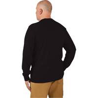 Hybrid Work Tee Shirt, Men's, Small, Black Waymarc Industries Inc