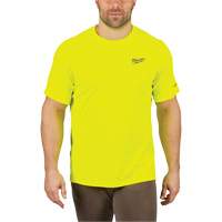 Chandail l&eacute;ger &agrave; haute visibilit&eacute; Workskin, Hommes, Petit, Jaune Waymarc Industries Inc