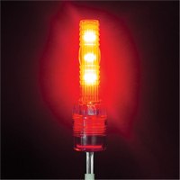 Tige de sécurité avec lumière robuste SGY862 | Waymarc Industries Inc