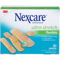 Nexcare Ultra Stretch Bandages, Assorted, Plastic, Non-Sterile Waymarc Industries Inc