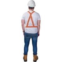 Traffic Harness, High Visibility Orange, Silver Reflective Colour, Medium Waymarc Industries Inc