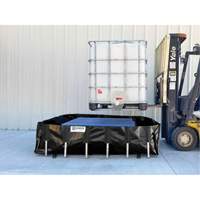 Ultra-IBC Berm&reg; Spill Berm, 400 US gal. Capacity, 6' W x 6' L x 18" H, L-Bracket Waymarc Industries Inc