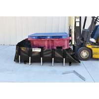 Ultra-IBC Berm&reg; Spill Berm, 400 US gal. Capacity, 6' W x 6' L x 18" H, L-Bracket Waymarc Industries Inc
