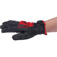 Goatskin Impact Gloves, Small, Grain Leather Palm Waymarc Industries Inc