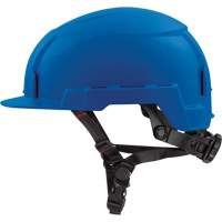 Front-Brim Helmet with Bolt™ Headlamp Mount, Ratchet, Blue SHA050 | Waymarc Industries Inc