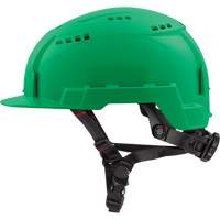 Front-Brim Helmet with Bolt™ Headlamp Mount, Ratchet, Green SHA051 | Waymarc Industries Inc