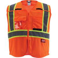 Flagman Safety Vest, High Visibility Orange, Medium/Small Waymarc Industries Inc