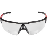 Magnified Safety Glasses, Anti-Scratch, Clear, 1.0 Diopter SHA136 | Waymarc Industries Inc