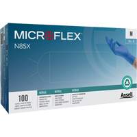 Microflex&reg; N85 Gloves, X-Small, Nitrile, 3.5-mil, Powder-Free, Blue, Class 2 Waymarc Industries Inc