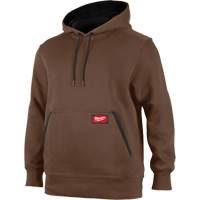 Midweight Pullover Hoodie, Men's, Small, Brown Waymarc Industries Inc