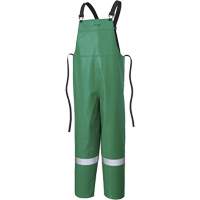 CA-43<sup>®</sup> FR Chemical- & Acid-Resistant Safety Bib Pants, Small, Green SHB227 | Waymarc Industries Inc