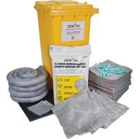 Spill Kit, Universal, Bin, 63 US gal. Absorbancy SHB360 | Waymarc Industries Inc