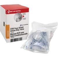SmartCompliance<sup>®</sup> Refill CPR Faceshield with One-Way Valve, Single Use Faceshield, Class 2 SHC034 | Waymarc Industries Inc