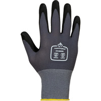 Dexterity&reg; High-Abrasion Gloves, 2X-Small/5, Foam Nitrile Coating, 15 Gauge, Nylon/Cotton Shell Waymarc Industries Inc