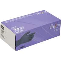 Medical Grade Disposable Gloves, Medium, Nitrile, 6-mil, Powder-Free, Black, Class 2 Waymarc Industries Inc