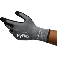 HyFlex&reg; 11-571 Cut-Resistant Gloves, Size 5, 15 Gauge, Nitrile Coated, Nylon/HPPE/Spandex Shell, ASTM ANSI Level A4/EN 388 Level D Waymarc Industries Inc