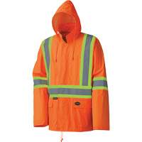 5598 Combinaison de pluie imperm&eacute;able et l&eacute;g&egrave;re, Polyester/PVC, Petit, Orange haute visibilit&eacute; Waymarc Industries Inc