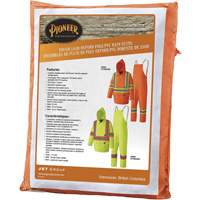 5608 Combinaison de pluie imperm&eacute;able 210D, Polyester/PVC, Petit, Orange haute visibilit&eacute; Waymarc Industries Inc