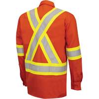 7743 Chemise de s&eacute;curit&eacute; ignifug&eacute;e FR-Tech, Petit, Orange haute visibilit&eacute; Waymarc Industries Inc