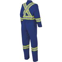 7706 Combinaison ignifuge FR-Tech avec fermetures &agrave; glissi&egrave;re aux jambes, Taille 36, Bleu royal, 9,7 cal/cm² Waymarc Industries Inc