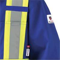 7706 Combinaison ignifuge FR-Tech avec fermetures &agrave; glissi&egrave;re aux jambes, Taille 36, Bleu royal, 9,7 cal/cm² Waymarc Industries Inc